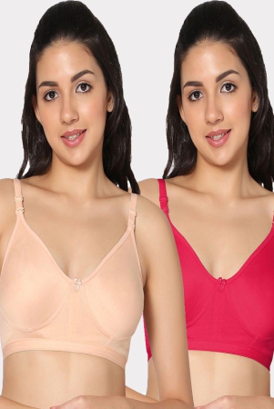 in-care-lingerie-multicolor-cotton-non-padded-womens-everyday-bra-pack-of-2-none