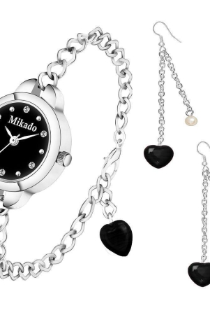 mikado-silver-metal-analog-womens-watch