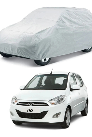 carnest-car-body-cover-for-hyundai-i10-2010-2015-without-mirror-pocket-pack-of-1-silver