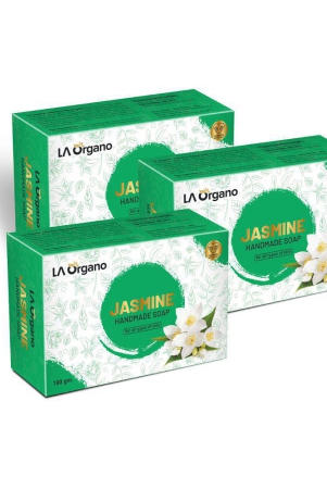 la-organo-jasmine-handmade-natural-bath-bar-soap-bathing-bar-100-g-pack-of-3