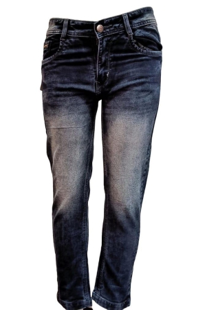 Jeans Ancle Length Mens Cotton by Cotton streachable Dark Blue