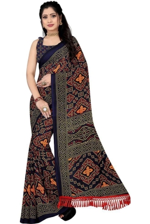 leelavati-navy-blue-georgette-saree-with-blouse-piece-pack-of-1-navy-blue