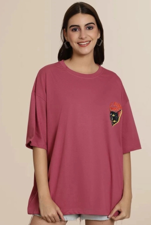 fabflee-pink-cotton-loose-fit-womens-t-shirt-pack-of-1-none