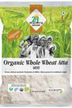 24 Mantra Organic Atta  Whole Wheat 1 Kg Pouch