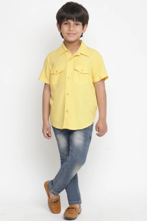 oxolloxo-boys-yellow-casual-shirt