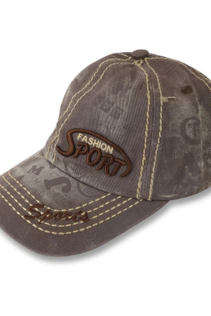 penyan-brown-cotton-mens-cap-pack-of-1-brown