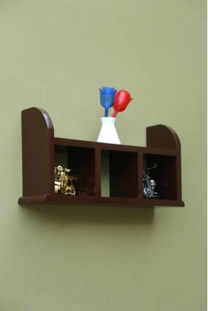 wooden-beautiful-designer-kitchen-wall-shelves-rack-brown