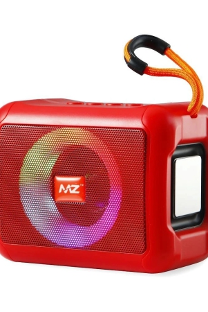 mz-m408sp-5-w-bluetooth-speaker-bluetooth-v-50-with-sd-card-slot-playback-time-6-hrs-red-red