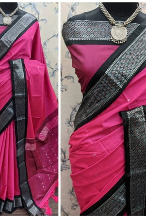 beautiful-cotton-silk-saree-with-blouse-piece-pink