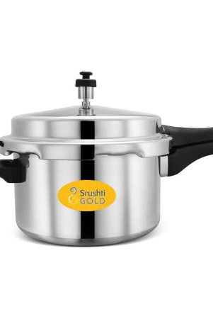 srushti-gold-5-l-aluminium-outerlid-pressure-cooker-without-induction-base-none