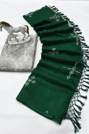 a-to-z-cart-silk-embellished-saree-with-blouse-piece-green-pack-of-1-green