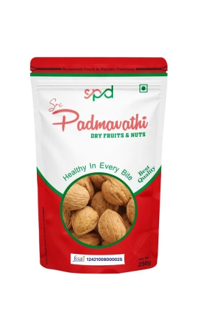 SRI PADMAVATHI DRY FRUITS & NUTS Walnut Shell-250*4-1kg