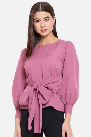 all-ways-you-pink-polyester-womens-knot-front-top-pack-of-1-l