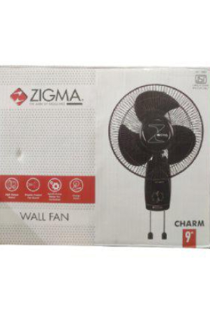 Zigma Wall Fan Black