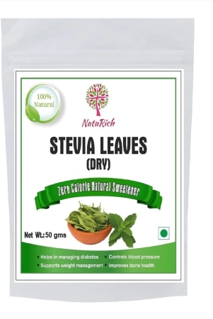 naturich-stevia-dry-leaves-50-g-pouch-single-pack-sugar-substitute