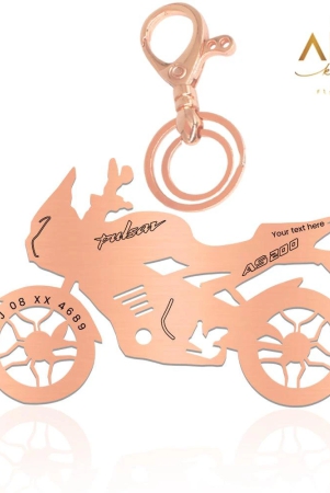 bajaj-pulsar-as-200-keychain-rose-gold