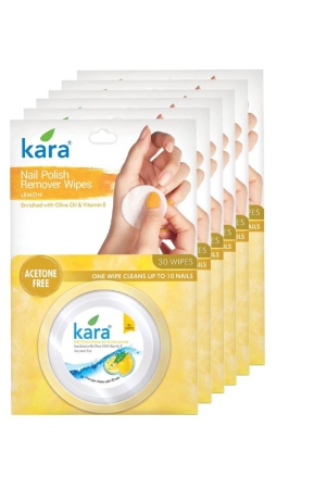 kara-lemon-nail-polish-remover-wipes-30-pulls-pack-of-6