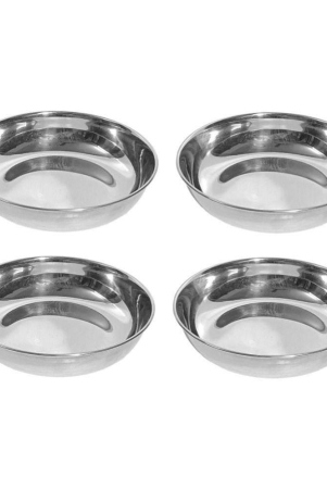 a-h-enterprises-sweet-dish-bowl-halwa-plate-stainless-steel-dessert-bowl-100-ml-set-of-4-steel