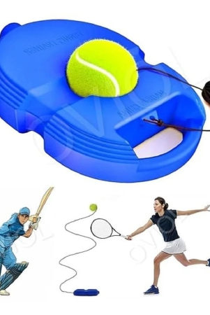 horse-fit-tennis-trainer-rebound-ball-with-string-solo-tennis-trainer-set-self-tennis-practice-ball-with-string-cricket-trainer-rebound-ball-with-rope-fill-sand-or-water-multicolor-multi