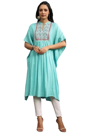 juniper-light-blue-rayon-flex-womens-kaftan-kurti-pack-of-1-none