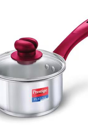 prestige-platina-popular-stainless-steel-unique-impact-forged-bottom-sauce-pan-with-glass-lid-14-cm-1-l-silver