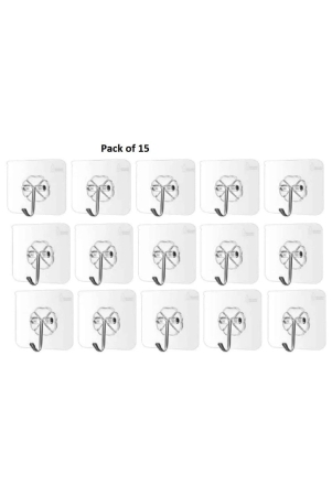 uttamrobotics-self-adhesive-wall-hooks-heavy-duty-sticky-hooks-for-hanging-10kg-max-waterproof-transparent-hooks-for-wall-pack-of-15