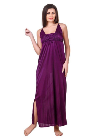 fasense-satin-night-dress-purple-l