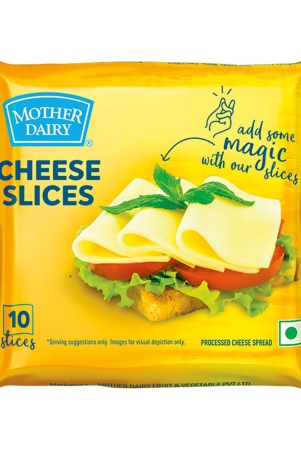 Mother Dairy Cheese Slices 200 g (Pack)