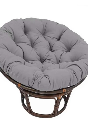 TG-HOME-001 Thicken Cushion Overstuffed Pad for Papasan Patio Chair Hanging Egg Hammock Swing Chair-Grey