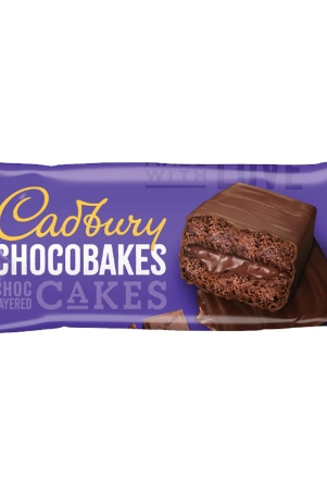 Cadbury Chocobakes Choc Filled Cakes 21 G