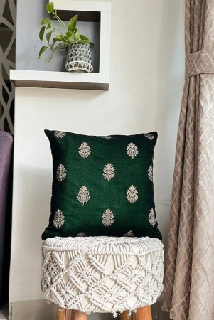 luxury-velvet-golden-thread-embroidery-bottle-green-designer-cushion-cover-size-16x16