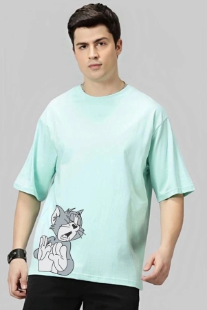 ppthefashionhub-cotton-regular-fit-printed-half-sleeves-mens-t-shirt-mint-green-pack-of-1-none