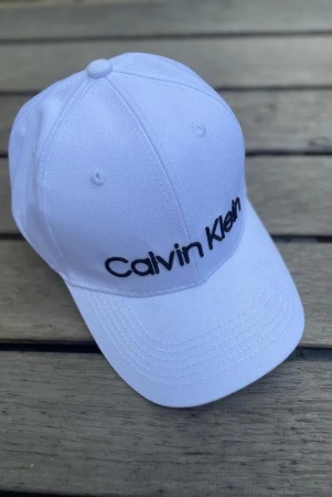 Calvin Klen White And Black Premium Unisex Cap