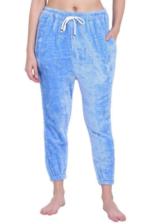 ppthefashionhub-blue-woollen-regular-womens-joggers-pack-of-1-none