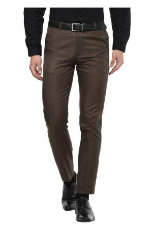 inspire-clothing-inspiration-brown-polycotton-slim-fit-mens-formal-pants-pack-of-1-none