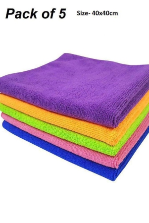 microfibre-cloth-for-car-cleaning-home-and-kitchen-cleaning-microfiber-clothes-250-gsm-pack-of-5-pcs-40-cm-x-40-cm-assorted-color