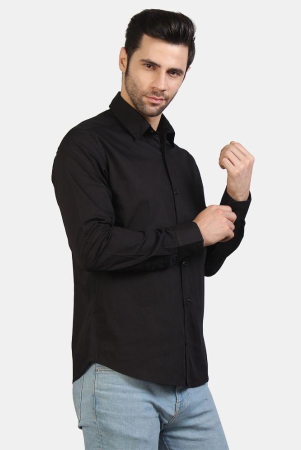 life-roads-100-percent-cotton-black-solids-party-wear-shirt-single-pack-none