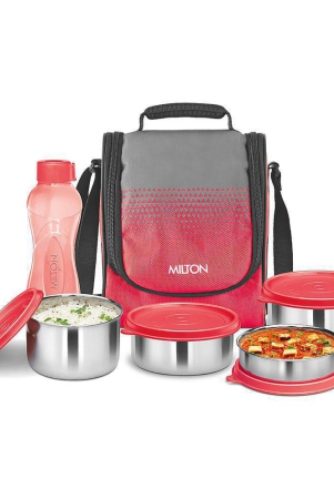 milton-tasty-4-stainless-steel-combo-lunch-box-with-bottle-red