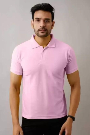 skyrise-pink-cotton-blend-slim-fit-mens-polo-t-shirt-pack-of-1-none