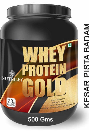 Nutriley Whey Protein Powder for Weight Gain & Muscle Gain 500 gm