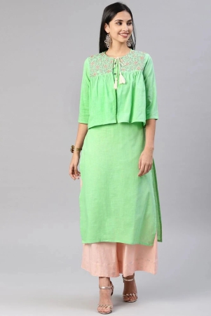 alena-green-cotton-womens-jacket-style-kurti-s