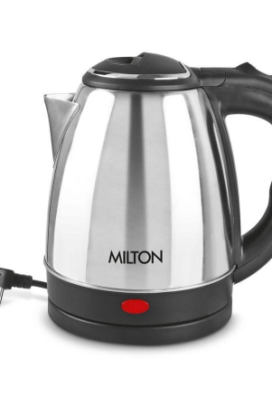 milton-go-electro-12-stainless-steel-electric-kettle-1-piece-1200-ml-silver-power-indicator-1500-watts-auto-cut-off-detachable-360-degree-connector-boiler-for-water-silver