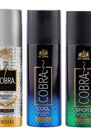 st-john-cobra-sensual-cool-sports-150ml-each-deodorant-spray-for-men-150-ml-pack-of-3-