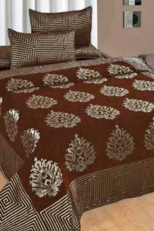 chennile-premium-bedsheet-brown