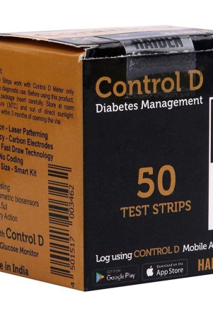 control-d-50-test-strips-hdcdstp50-expiry-aug-2024