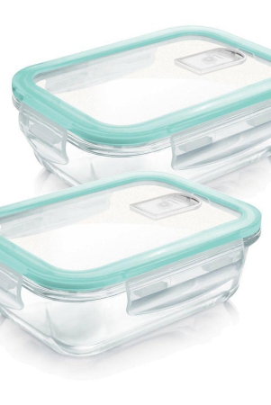 treo-by-milton-hi-borosilicate-clip-fresh-rectangular-container-set-of-2-1000-ml-each-transparent