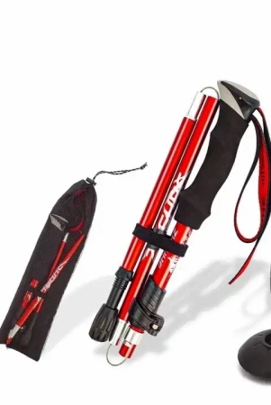 k2-foldable-trekking-pole-33-cms-ultralight-and-compact-aluminum-alloy-trekking-pole-with-press-and-button-lock-mechanism-colour-red-by-total-sporting-and-fitness-solutions-pvt-ltd