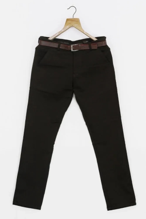 MENS ETHON CASUAL TROUSERS-38 / COTTON / COFFEE BROWN