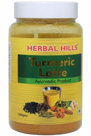 Herbal Hills Turmeric Latte Powder 100 gm Pack Of 1