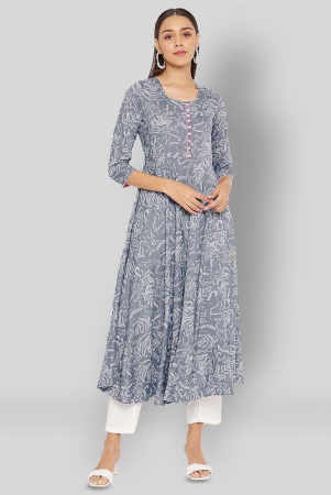 tissu-light-grey-rayon-womens-flared-kurti-pack-of-1-xs